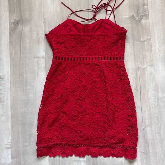 FOREVER 21 RED DRESS - Picture 3 of 3